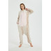 Onesie Kigurumi Baltais Briedis