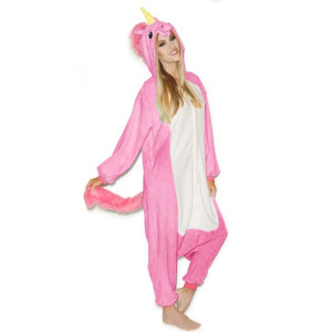 Onesie Kigurumi Rozā Vienradzis