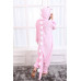 Onesie Kigurumi Rozā Pūķis