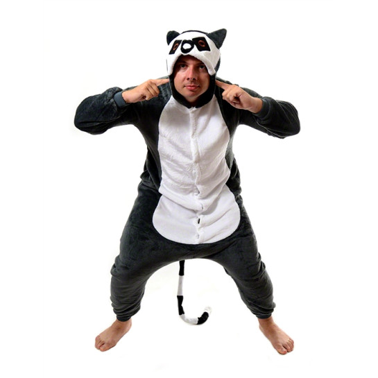 Onesie Kigurumi Lemūrs